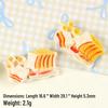 Miniature Resin Food Toys: Bread, Donuts, Refrigerator Magnets, Hair Clips, Kitchen Accessories.