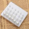 12 Pair/Set Bohemian Women Pearl Earrings Kit Girl Wedding Prom Party Ear Rings Simple Vintage Ear Studs