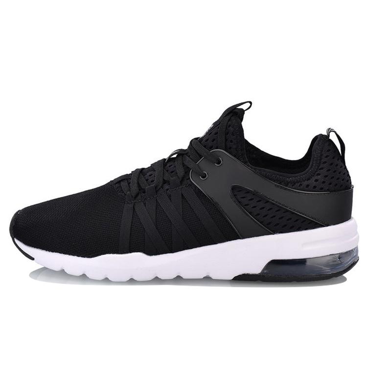 

New LiNing Tide Slip-Resistant Cushioning Lightweight Low-Top Casual Shoes Unisex Black White AGCN107-1 43