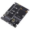 2 In 1 MSATA/for M.2 NGFF To SATA3 Converter Adapter Card for Case Enclosure 2.5 Inch SSD Solid State Disk Drive for PC