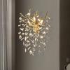 Luxury Crystal Suspension Pendant Lighting Fixture for Dining Room Living Room Lamp for Bedroom Pendant Chandeliers Home Decor