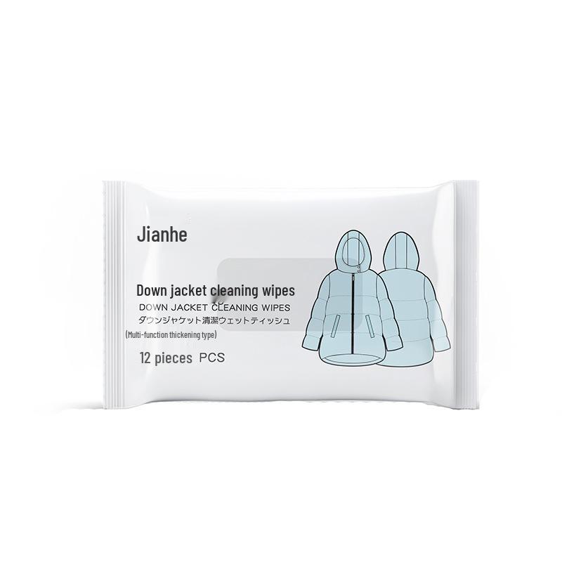 Салфетки для сухой чистки пуховиков - Удалитель масла и пятен, Моющее средство без стирки, Чистящие салфетки