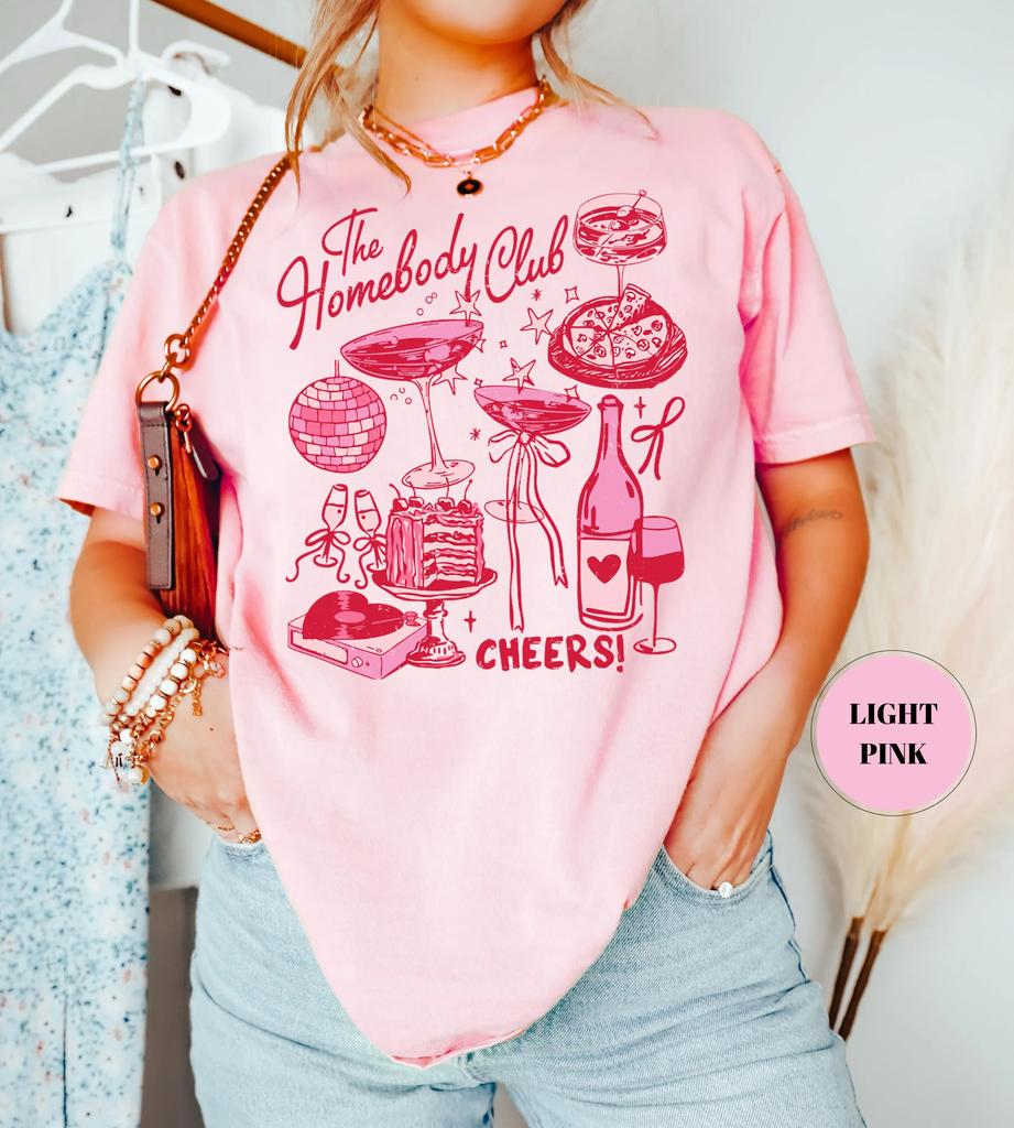 Plus Size Womens Wine Pizza Cake Graphic TShirt Pure Cotton Breathable Stylish Versatile Street Style Streetwear Oversized