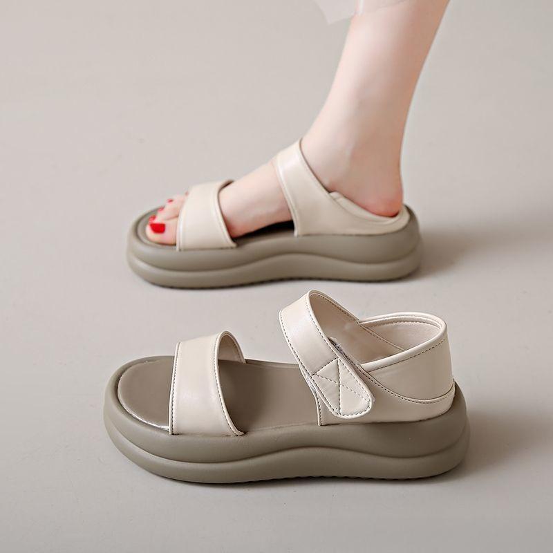 Fashion New Arrival Casual Roman Sandals, Women's Summer Thick-Soled Shoes, Soft Non-slip Comfortable Platform Shoes for Ladies