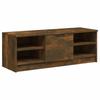 VidaXL Meuble TV Chêne fumé 102x35,5x36,5 cm Bois d'ingénierie 817084