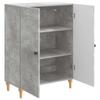 Sideboard Concrete Grey 66 x 34.5 x 90 cm Engineered Wood