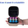 New Design with Hand Strap Insulin Storage Box Space-Saving Design EVA Protection Box 9 Slots Black Storage Container