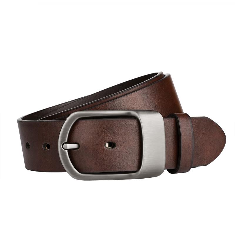 Men's Retro Genuine Leather Pin Buckle Belt