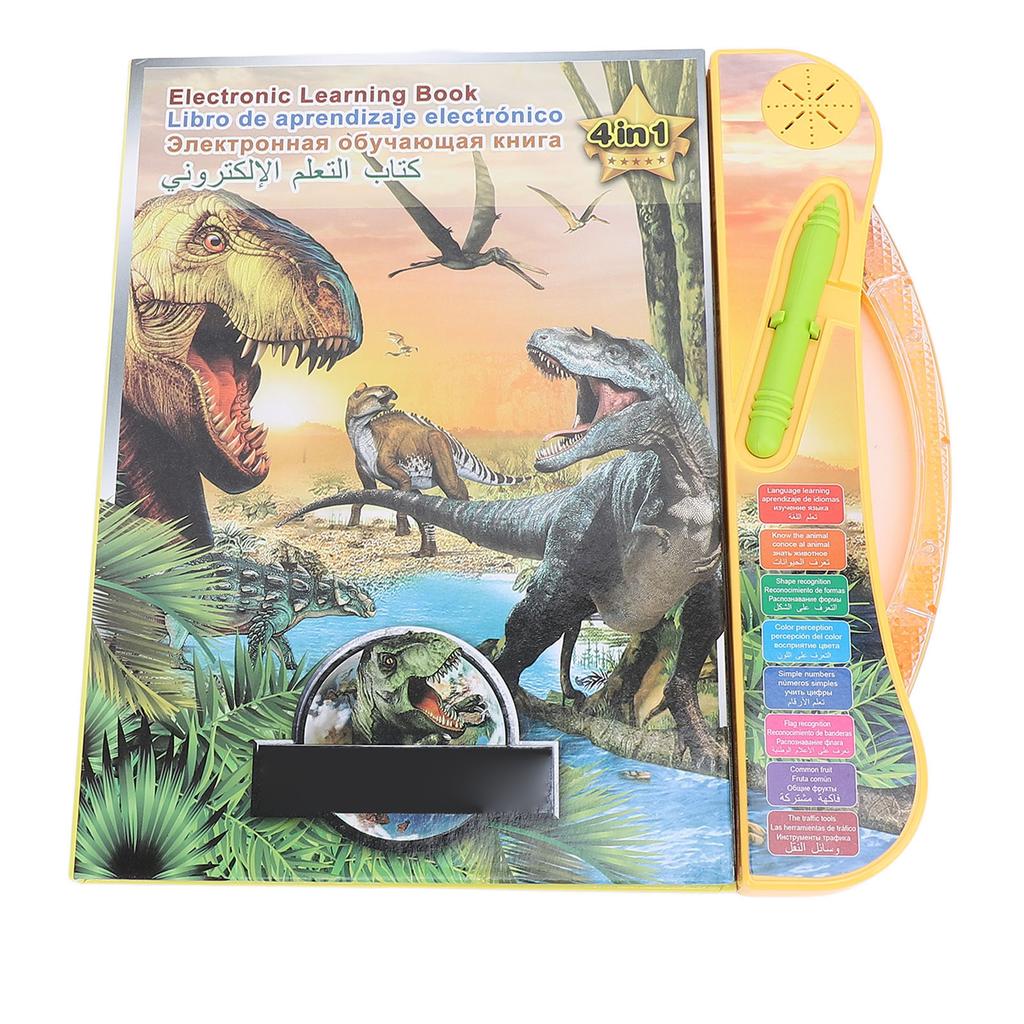 Electronic Learning Book Cartoon Pattern Interactive Sound Book for Baby Over 3 Ages Gift