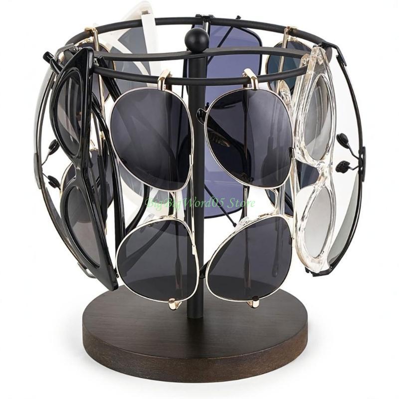 24TE Elegante Porta Occhiali da Vista durevole Porta Occhiali da Vista Portatile Scaffale Espositore Multipli Organizzatori