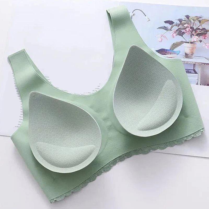 Sexy Push Up Bras Latex Women's Underwear Wire Free Female Gather Bralette Seamless Iingerie Ladies Comfort Brassiere