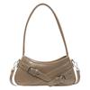 Fashionable high-end underarm bag women's 2025 autumn new motorcycle bag niche simple commuter shoulder bag