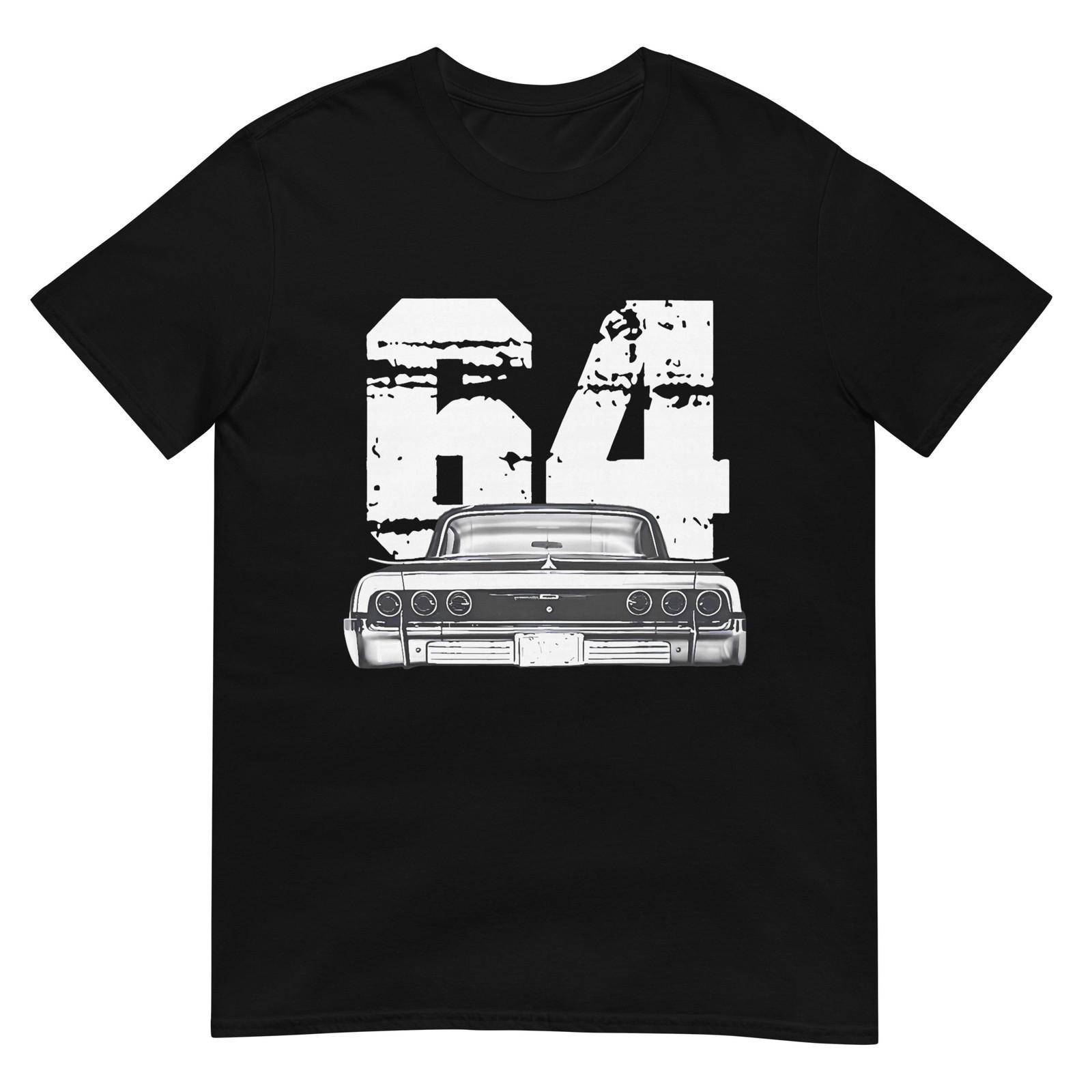 Vintage 1964 64 Impala Old School Muscle Classic Car Hot Rod T-Shirt S