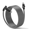 6FT 1.8M Satellite POE Cable 1200mbps 24AWG Single Copper Core Waterproof Satellite Router Cable