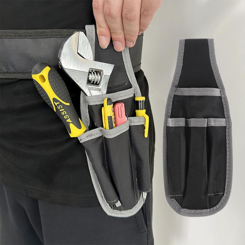 Multifunctional Tool Waist Bag Electrician Pocket Storage Bag Portable Tool Bag Screwdriver Kit Holder Maintenance Tool Pouch
