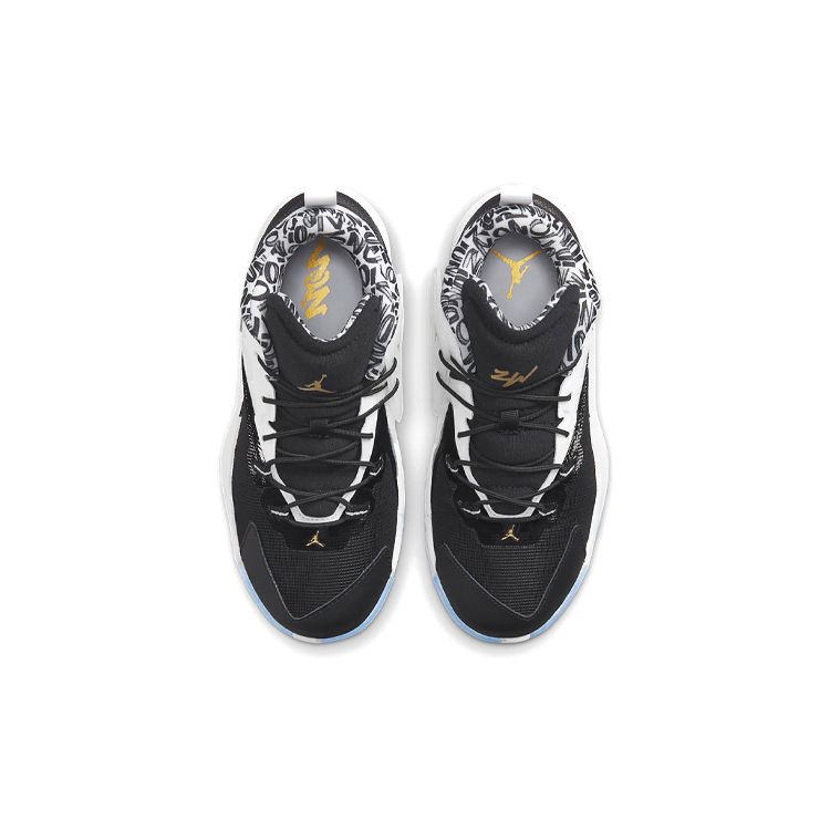 Air Jordan Zion 1 PS Gen Zion White Black Metallic Gold DC2024-002