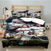 3PCS Real Vieira Football Legend Bedding set,Ideal for1pc Duvet Cover And 2pcs Pillowcases Perfect for Christmas gift,Ideal for Bedroom, Dormitory