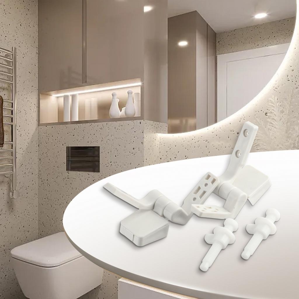 Durability Plastic White Easy Install Nuts Overtighten Package Content