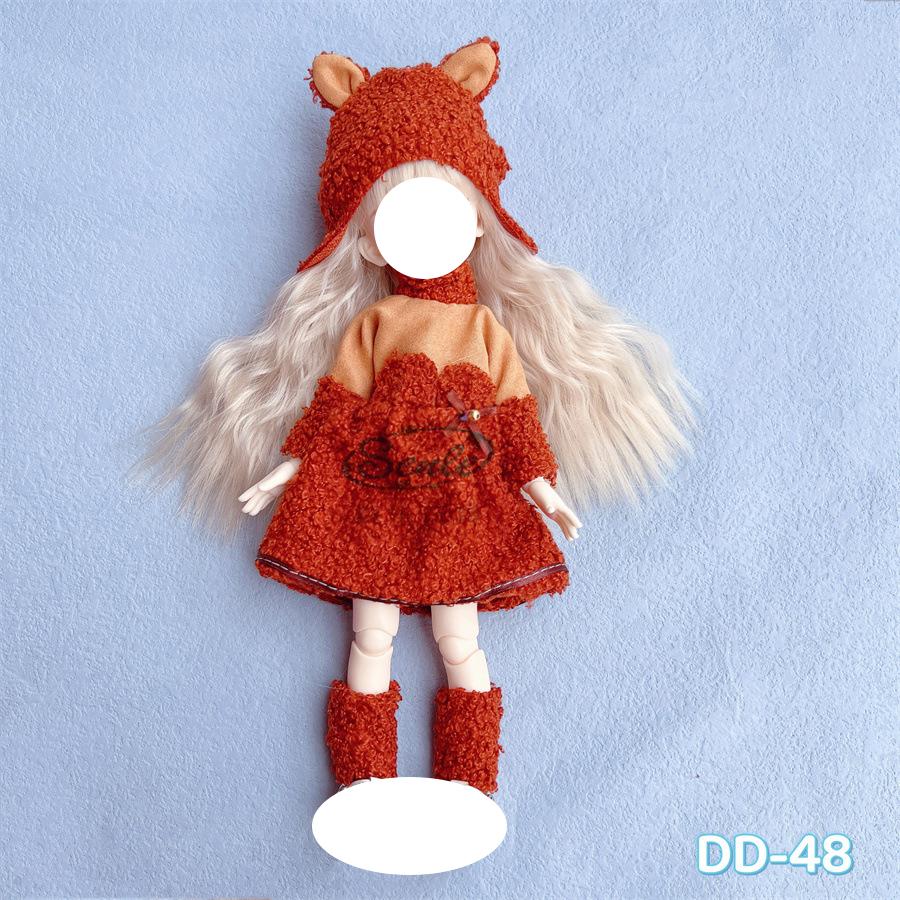 Dress Jk Uniform Clothes for 30 Cm 1/6 Bjd Doll DIY Dress Up Clothing Dolls Skirt Fashion Casual Suit Socks Toy Acssories
