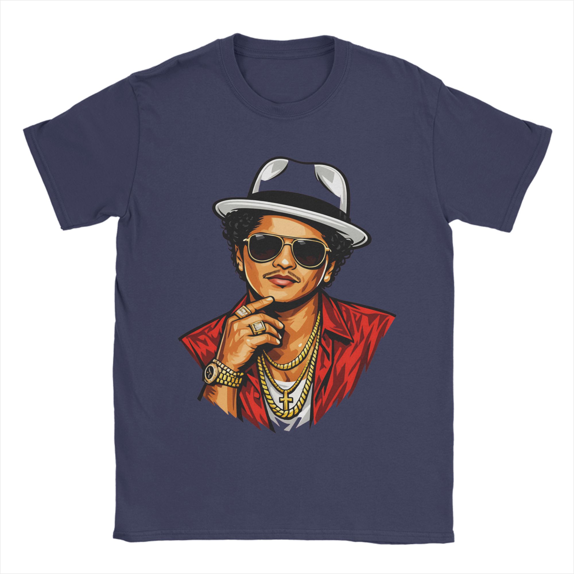 

Unisexs TShirt Bruno Mars The RoUnisextic Tour 2026 Casual Cotton Tee Shirt Short Sleeve T Shirt Round Collar Clothes Gift Idea 4XL