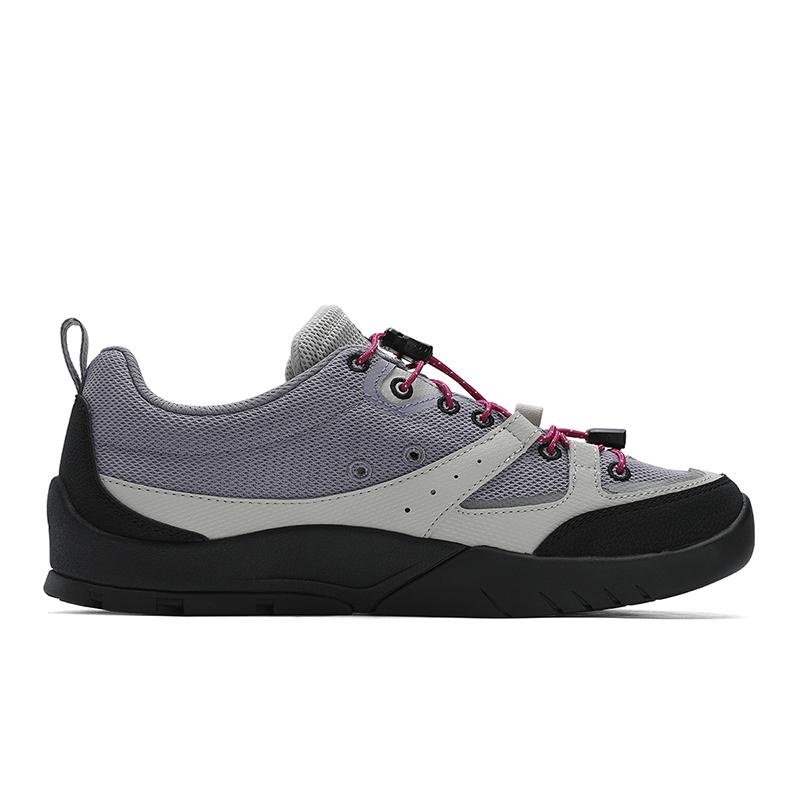 FILA CAMLIFE Casual Shoes Fashion Versatile Simple Sports Comfortable Wear-Resistant Low-Top Lifestyle Shoes Women sneaker Purple Gray F12W522144FMM