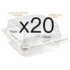 Clear Plastic Containers with Lids for Food, Thickened Disposable Sandwich Containers Clamshell Boxes for Cake Slice, Dessert