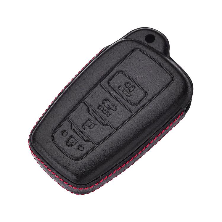 4D Leather Key Case for Toyota Camry, RAV4, Highlander, and Avalon