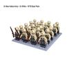 Eighth Route Army Minifigure Set: 24 Educational Assembly Building Blocks