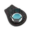 Billiard Chalk Holder Portable Octagonal Pool Cue Chalk Case with Magnetic Clip for Snooker Tool Accessory Black