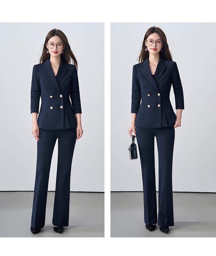 Set Costum Profesional de Înaltă Calitate pentru Femei pentru Recepționiste, Profesori și Personal de Salon - Slim Fit și la Modă