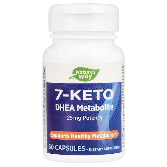 

Nature s Way 7-KETO, метаболіт DHEA, 25 мг, 60 капсул