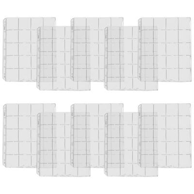 Large Capacity For Coin Holder Page Album 110 Sheets 20 Pockets Clear PVC