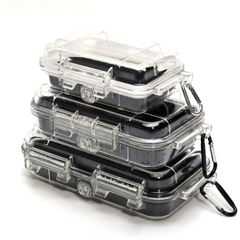 Portable Travel for Case Outdoor Sports Survival Storage for Case Waterproof Sealed Box Safety for Case Dustproof & Pres