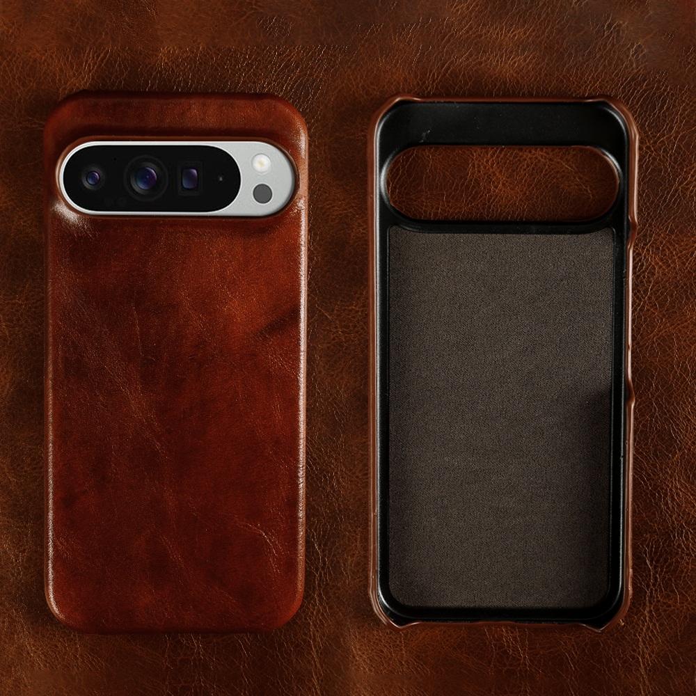 Genuine Leather Case for Google Pixel 10 Pro 9Pro 8Pro 6A 6Pro 7Pro Vintage Phone Cases Capa Back Coque Shell Carcasa