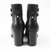 Valentino Garavani Short Boots Rock Stud NERO Leather Women 35.5 UW2S0Z80 Used