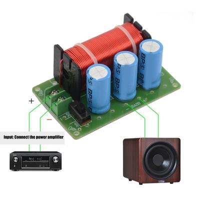 WEAH-85 Audio Crossover Filter for Subwoofers 4-8 Ohm Subwoofers PCB Speaker Divider Board with 200W Large Capacity