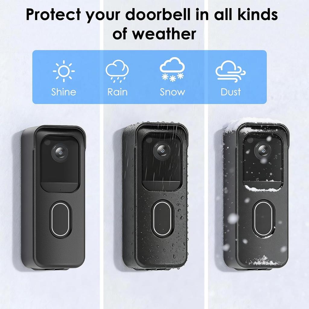 Suport de ușă fără găurire pentru soneria video Blink (2025 Generația a 2-a), Accesorii Suport de Montare Adeziv pentru Sistem de Securitate, Nu pentru Soneria Video Blink