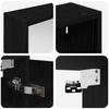 Bathroom Cabinet Set 3 Pcs 106 X 16 X 62.5 Cm Engineered Wood