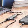 USB 3.0 Docking Station with Gigabit Ethernet, Type-C Network Card, Wired HUB Splitter