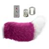 Dynamic Electric Plush Animal Tail For Car Exterior Decor Sound Activated Remote Control USB Charging Furry Tail Ornament