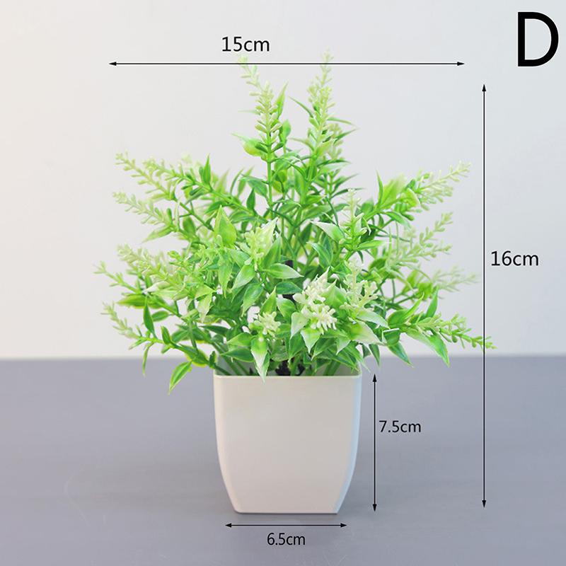 Artificial Bonsai Green Fake Plant Eucalyptus Flower Potted Plant For Indoor Outdoor Home Bedroom Garden Decoration Supplies