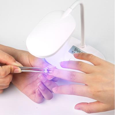 LED Gel Lamp K1 Rechargeable Portable Nail Lamp Dryers Flexible Adjustable Mini Gel Curing Manicure Lamp for Nail Extension