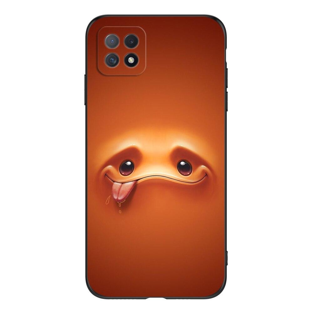 Für OPPO A73 5G Hülle 6,5 Zoll Handy-Rückseite Für OPPOA73 5G CPH2161 Bumper A 73 Fundas schwarze TPU-Hülle niedlich lustig