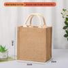 In-Stock Muji-Inspired Plain Linen Tote Bag - DIY Hand-Painted Souvenir & Shopping Jute Bag