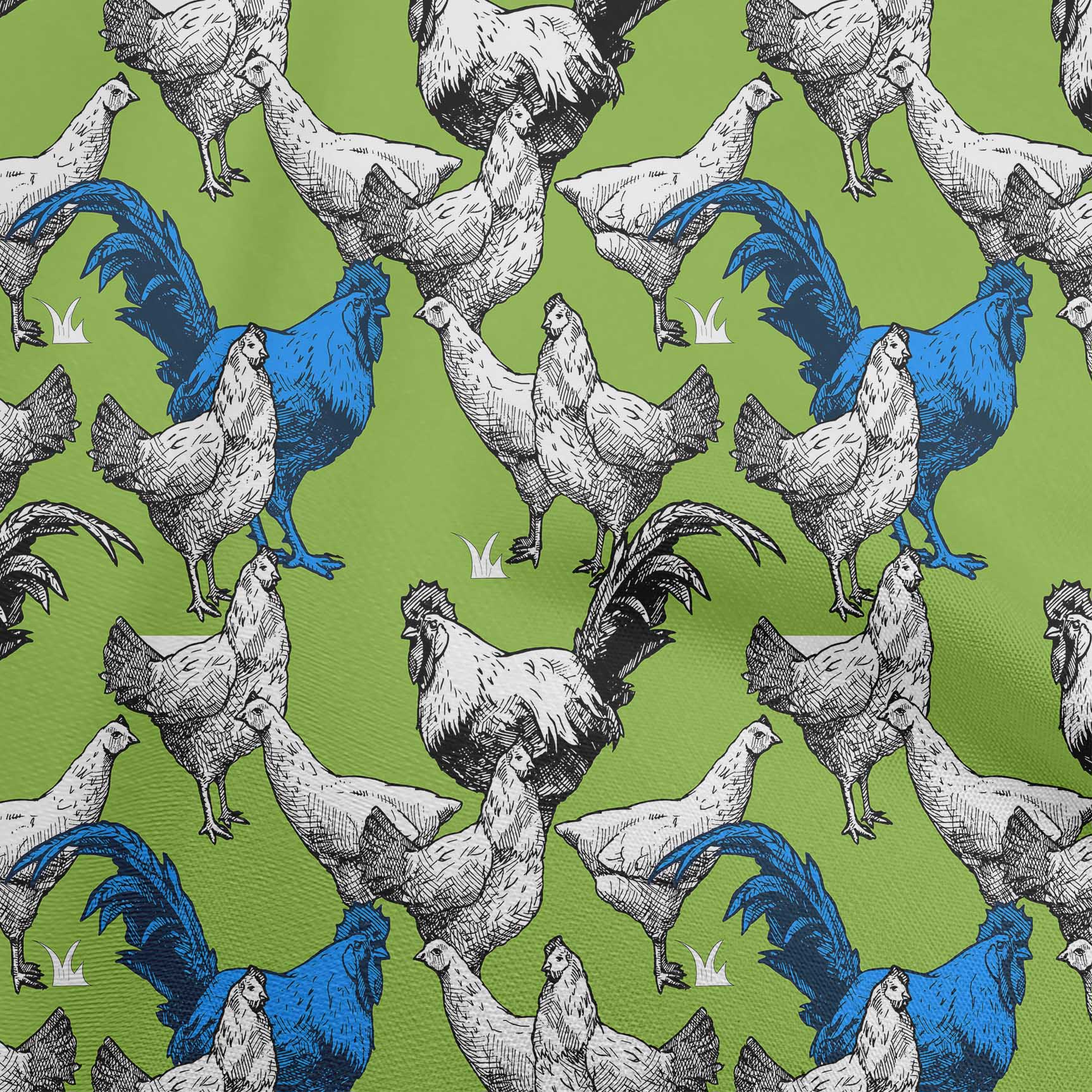 

OneOone Cotton Flex Dusty Green Fabric Півень Півень Тканина для пошиття друкованої тканини для рукоділля у дворі 40 дюймів 42 Inch Wide - Viscose Chiffon світло-зелений колір