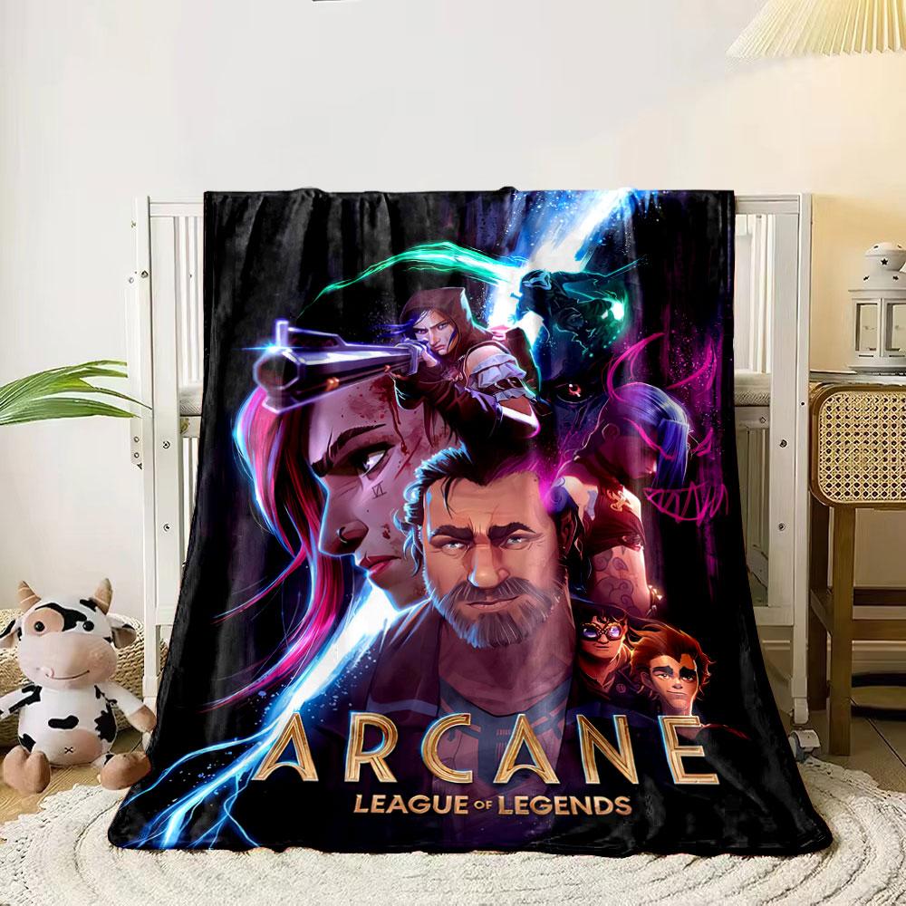

Dramatic characters, glowing effects, weapons, and intense vibrant colors. for all seasons blanket lunch break throw gift 80cm x 120cm