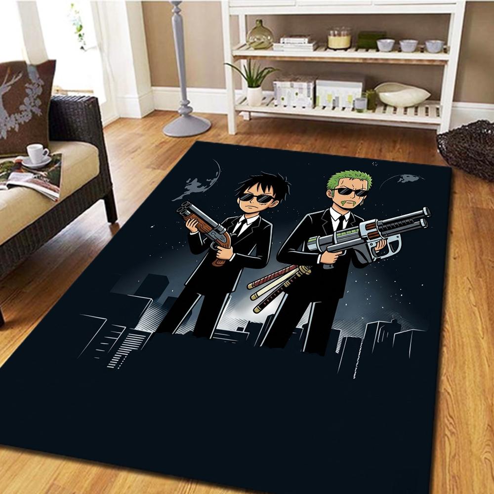 One Piece Bedroom Carpet, Living Room Decor, Home Cool Movie Mat Play Floor Mat -HE83