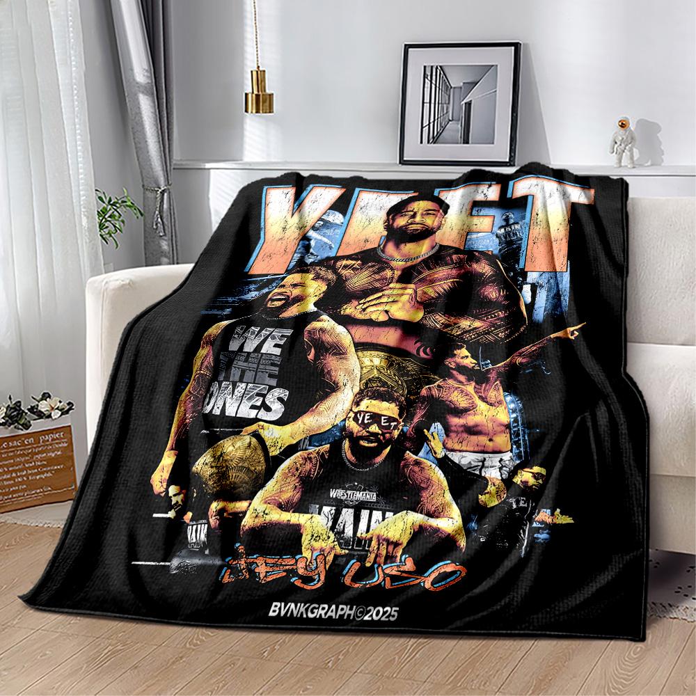 Yeet Jey Uso2 Blankets are suitable for living rooms,making them an ideal choice for outdoor travel and gifts.