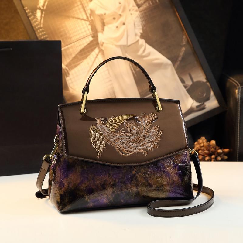 

Женские сумки из натуральной кожи, роскошные, модные, элегантные, на плечо, мессенджеры, с вышивкой феникса, портативные сумки-ракушки, новинка 2024 года