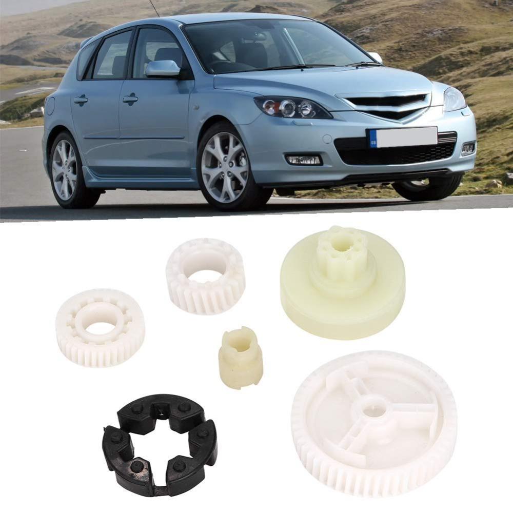 6Pcs Nylon Window Lift Regulator for 3/ 5/ CX-7/ CX-9/ RX-8 for Window Glasses